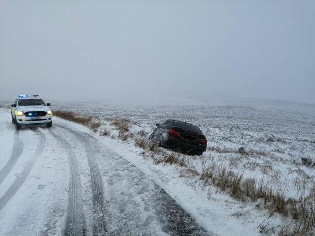 Garda in Wicklow Snow